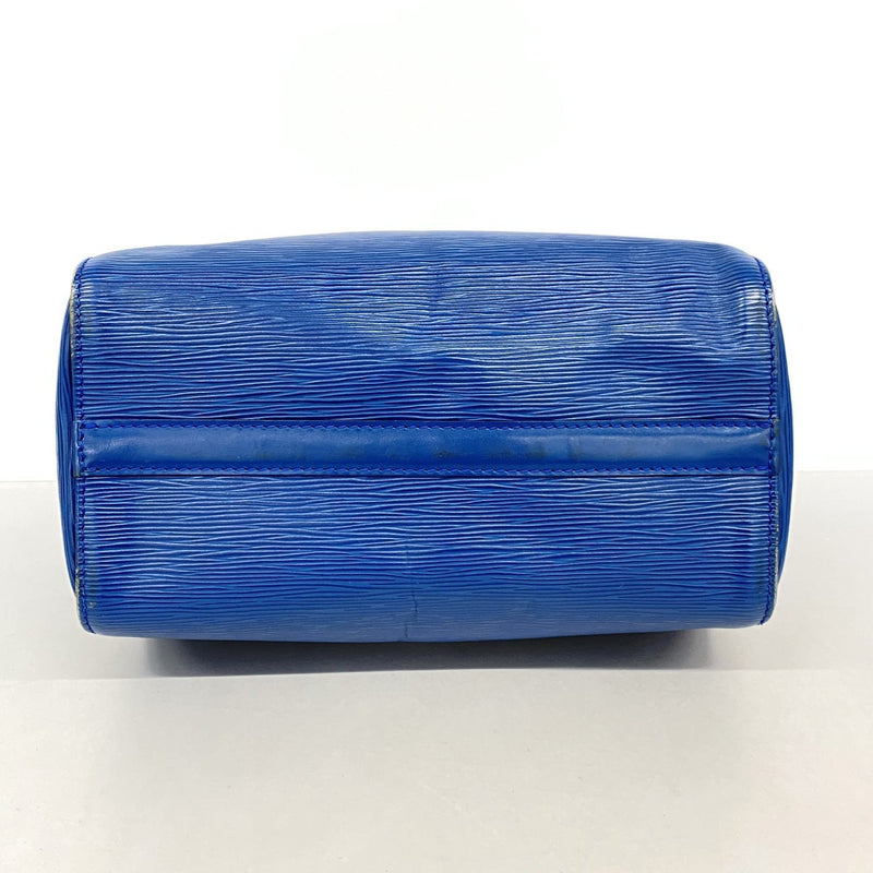 【6cb1532-k】ルイヴィトン ハンドバッグ エピ スピーディ25 M43015 トレドブルー【中古】レディース