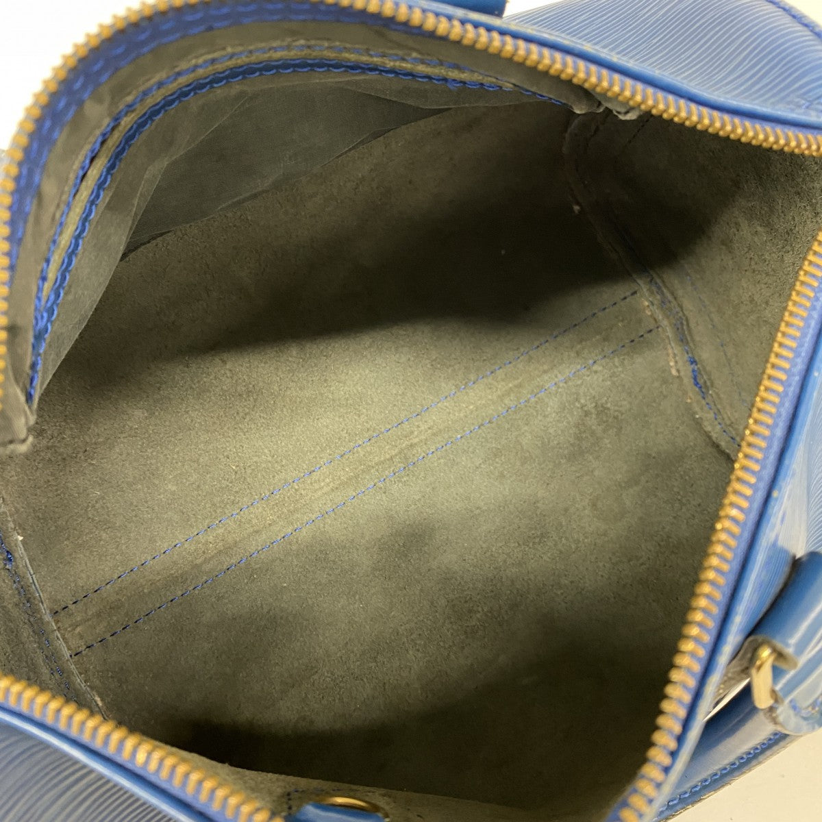 【6cb1532-k】ルイヴィトン ハンドバッグ エピ スピーディ25 M43015 トレドブルー【中古】レディース