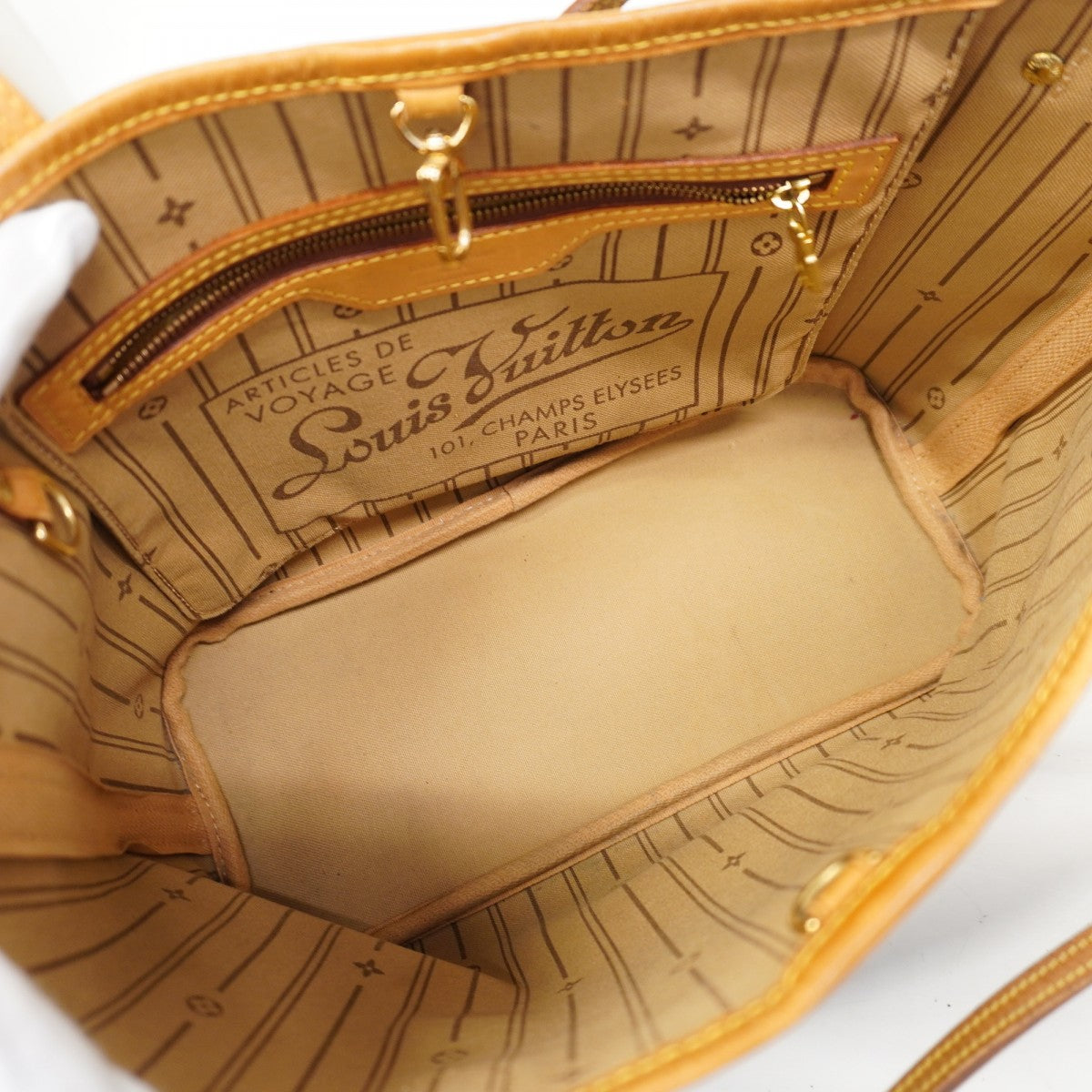 【6cb1535-h】ルイヴィトン トートバッグ モノグラム ネヴァーフルPM M40155 ブラウン【中古】レディース