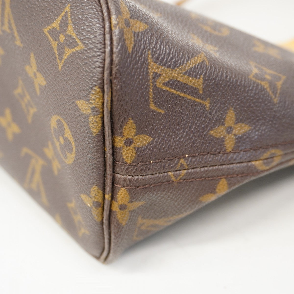 【6cb1535-h】ルイヴィトン トートバッグ モノグラム ネヴァーフルPM M40155 ブラウン【中古】レディース