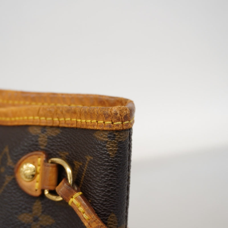 【6cb1535-h】ルイヴィトン トートバッグ モノグラム ネヴァーフルPM M40155 ブラウン【中古】レディース