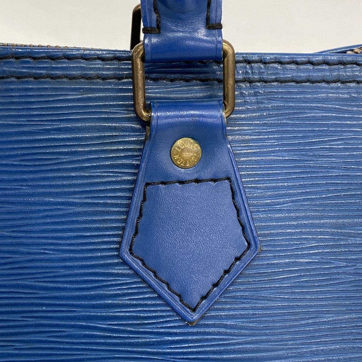 【6cb1538-k】ルイヴィトン ハンドバッグ エピ スピーディ25 M43015 トレドブルー【中古】レディース