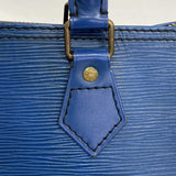 【6cb1538-k】ルイヴィトン ハンドバッグ エピ スピーディ25 M43015 トレドブルー【中古】レディース