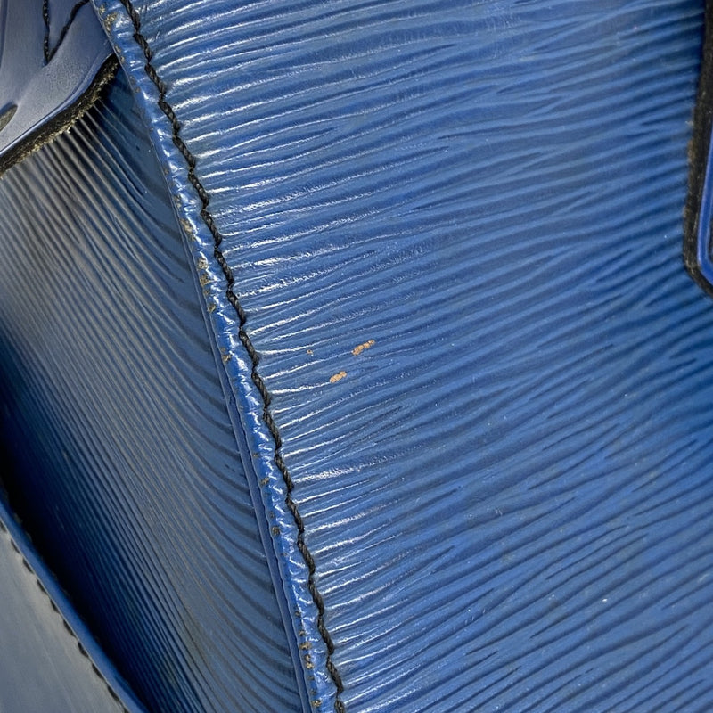 【6cb1538-k】ルイヴィトン ハンドバッグ エピ スピーディ25 M43015 トレドブルー【中古】レディース