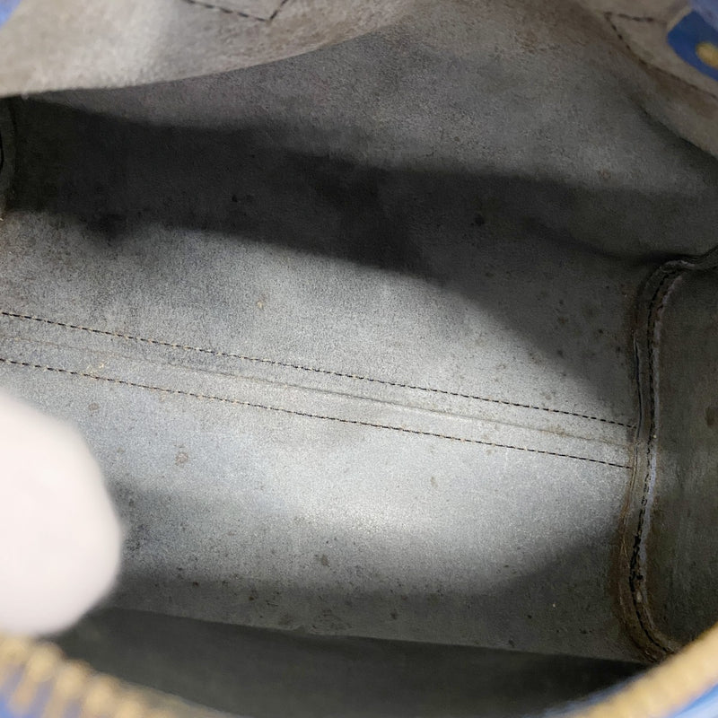 【6cb1538-k】ルイヴィトン ハンドバッグ エピ スピーディ25 M43015 トレドブルー【中古】レディース