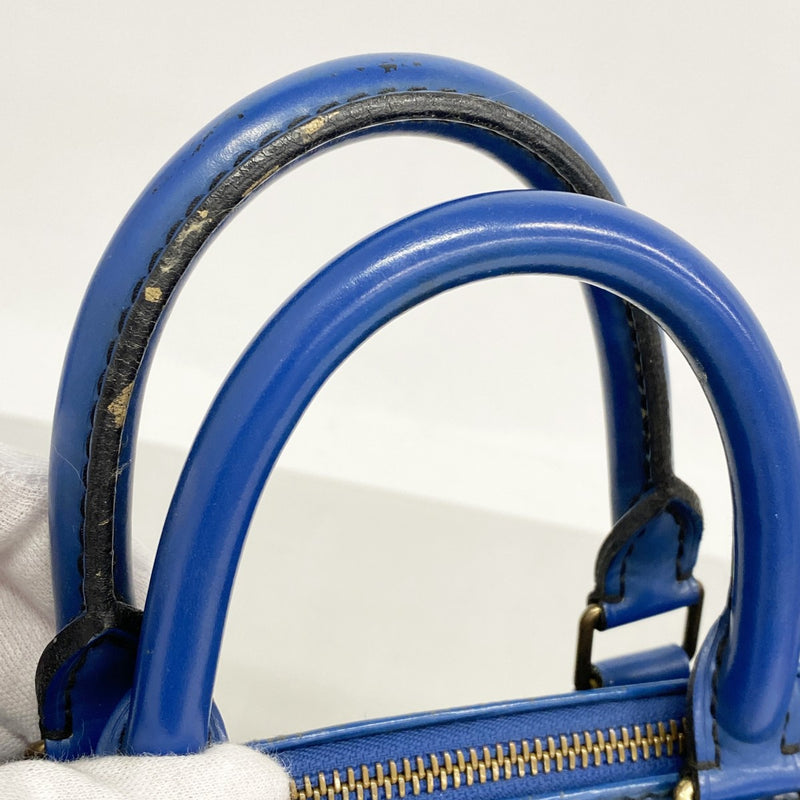 【6cb1538-k】ルイヴィトン ハンドバッグ エピ スピーディ25 M43015 トレドブルー【中古】レディース