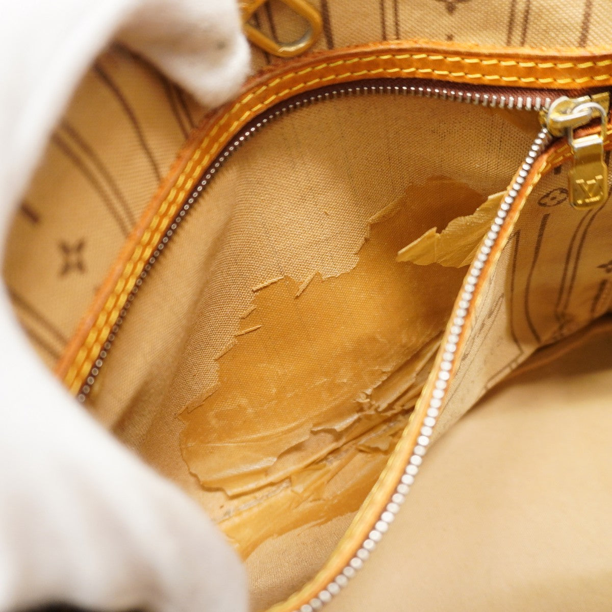 【6cb1594】ルイヴィトン トートバッグ モノグラム ネヴァーフルPM M40155 ブラウン【中古】レディース