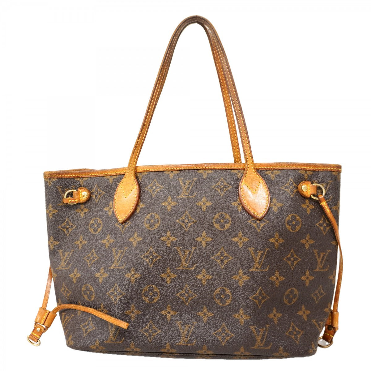 【6cb1594】ルイヴィトン トートバッグ モノグラム ネヴァーフルPM M40155 ブラウン【中古】レディース