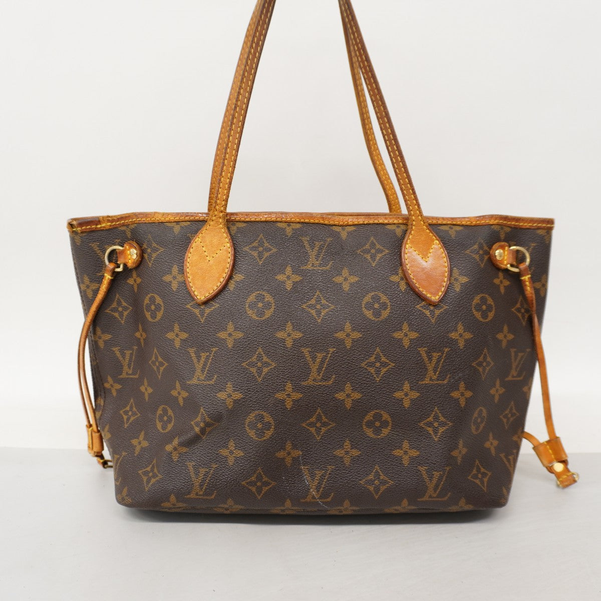 【6cb1594】ルイヴィトン トートバッグ モノグラム ネヴァーフルPM M40155 ブラウン【中古】レディース