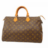 【6cb1654】ルイヴィトン ハンドバッグ モノグラム スピーディ35 M41107 ブラウン【中古】レディース