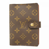 【6cb1661】ルイヴィトン 手帳カバー モノグラム アジェンダPM R20005 ブラウン【中古】メンズ レディース ユニセックス