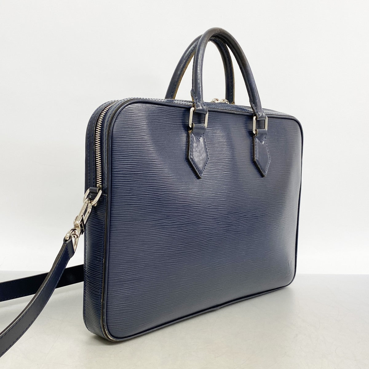 ★在庫処分★最終価格★SALE【6cb1682-k】ルイヴィトン ブリーフケース エピ ダンディブリーフケース M51376 ブルーマリーヌ 2wayバッグ【中古】メンズ