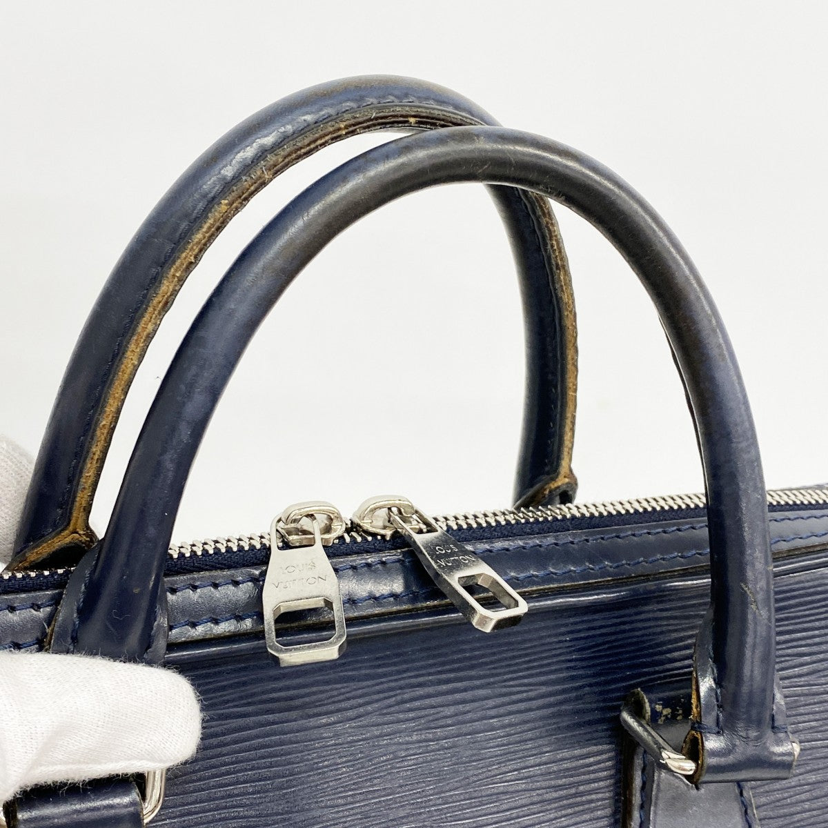 ★在庫処分★最終価格★SALE【6cb1682-k】ルイヴィトン ブリーフケース エピ ダンディブリーフケース M51376 ブルーマリーヌ 2wayバッグ【中古】メンズ