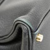 【6cb1705】エルメス ショルダーバッグ ショルダーケリー トゴ ブラック ゴールド金具 □L刻印【中古】レディース