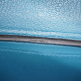 【6cb1730-g】エルメス ハンドバッグ バーキン30 オーストリッチ コバルト □R刻印【中古】レディース