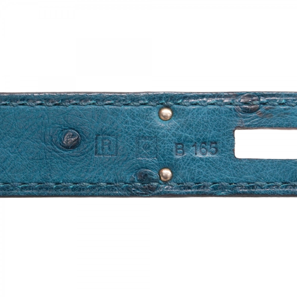 【6cb1730-g】エルメス ハンドバッグ バーキン30 オーストリッチ コバルト □R刻印【中古】レディース