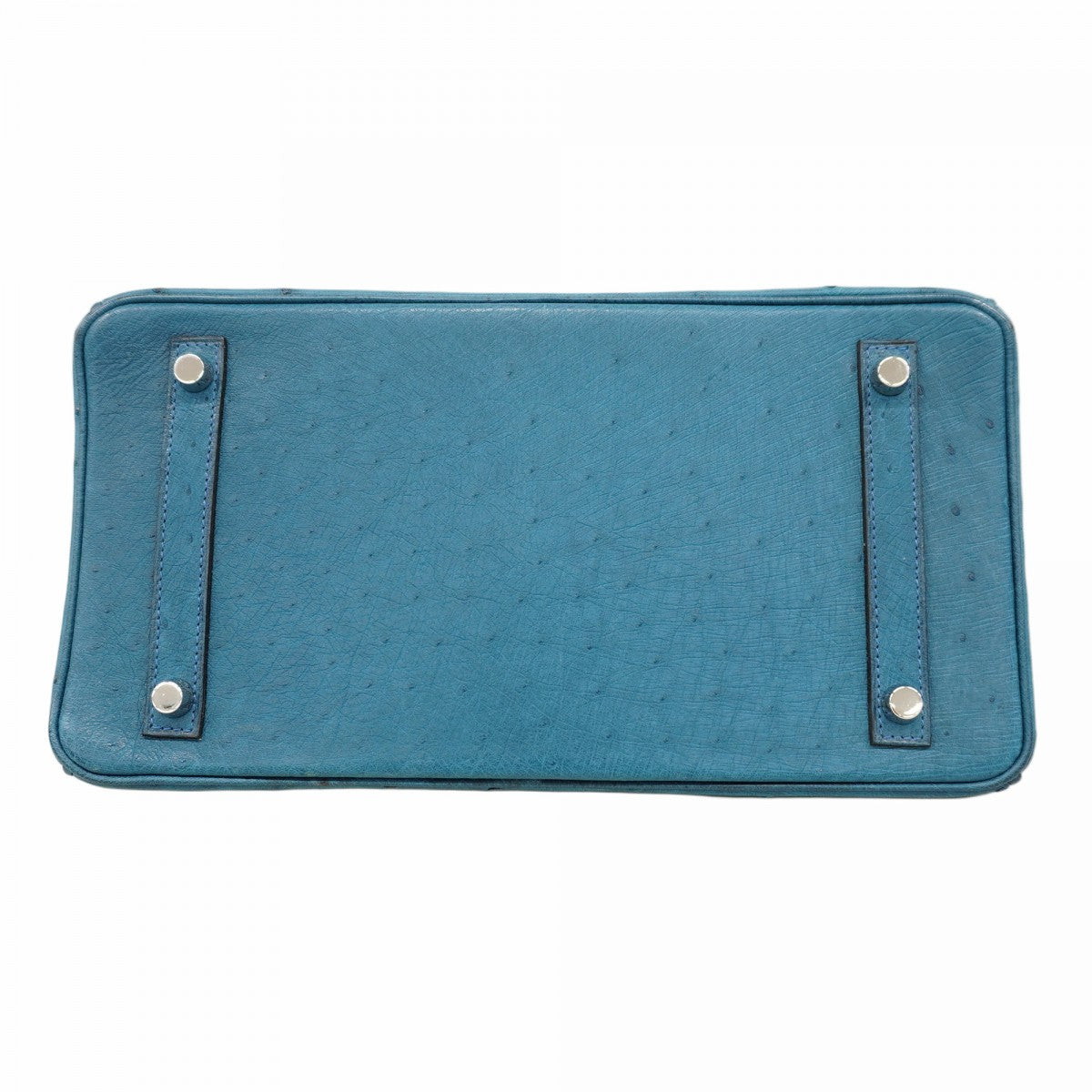 【6cb1730-g】エルメス ハンドバッグ バーキン30 オーストリッチ コバルト □R刻印【中古】レディース