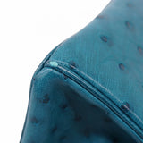 【6cb1730-g】エルメス ハンドバッグ バーキン30 オーストリッチ コバルト □R刻印【中古】レディース