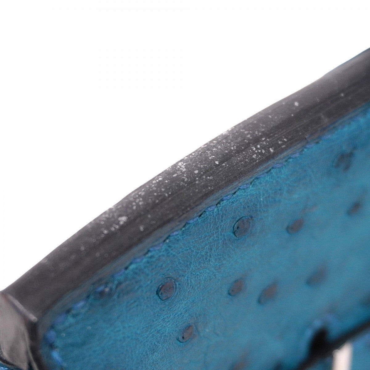 【6cb1730-g】エルメス ハンドバッグ バーキン30 オーストリッチ コバルト □R刻印【中古】レディース