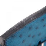 【6cb1730-g】エルメス ハンドバッグ バーキン30 オーストリッチ コバルト □R刻印【中古】レディース