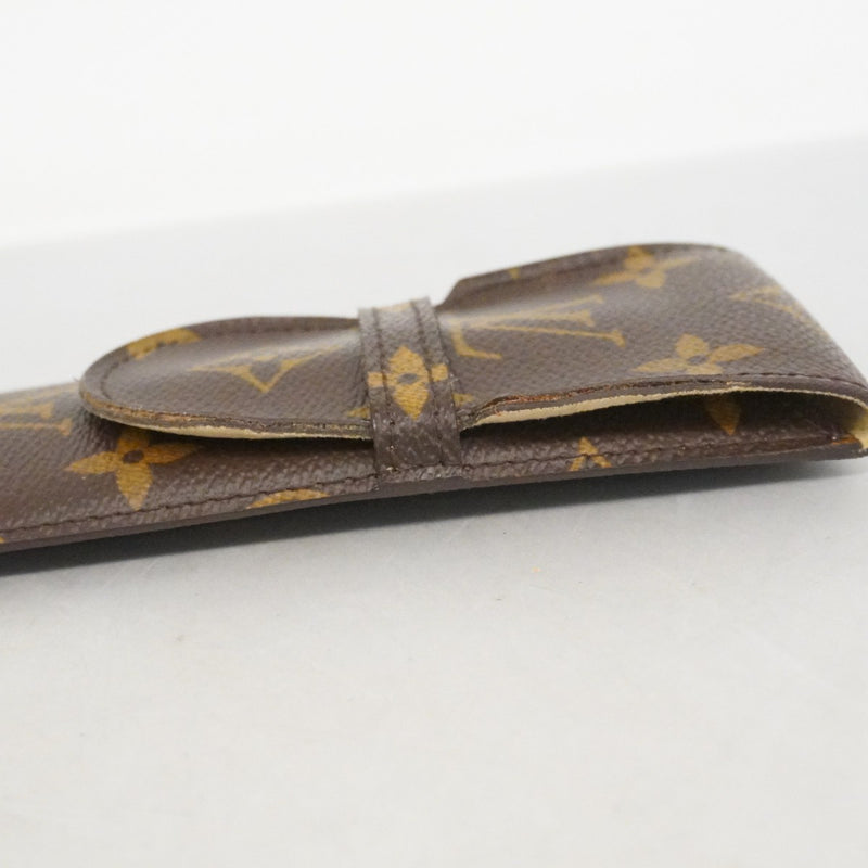【6cb1757-k】ルイヴィトン ペンケース モノグラム エテュイスティロ M62990 ブラウン【中古】メンズ レディース ユニセックス