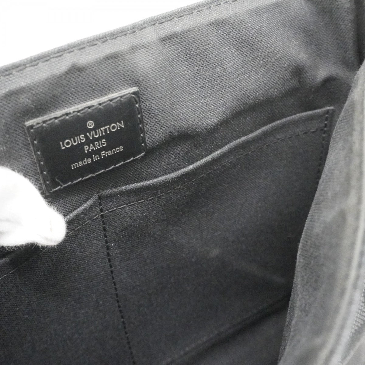 ★在庫処分★最終価格【6cb1763-k】ルイヴィトン ショルダーバッグ ダミエ・グラフィット ディストリクトPM N41260 グレー ブラック【中古】メンズ