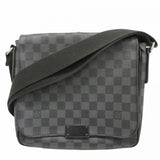 ★在庫処分★最終価格【6cb1763-k】ルイヴィトン ショルダーバッグ ダミエ・グラフィット ディストリクトPM N41260 グレー ブラック【中古】メンズ