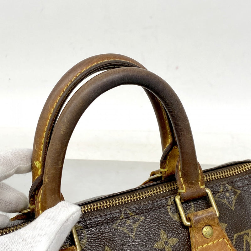 【6cb1769】ルイヴィトン ハンドバッグ モノグラム スピーディ25 M41109 ブラウン【中古】レディース