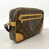 【6cb1771】ルイヴィトン クラッチバッグ モノグラム マルリードラゴンヌGM M51825 ブラウン【中古】メンズ