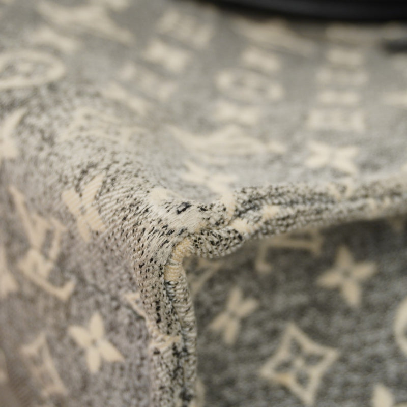 【6cb1843】ルイヴィトン トートバッグ モノグラム・ジャガードデニム オンザゴーMM M46448 グレー ブラック 2wayバッグ【中古】レディース