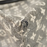 【6cb1843】ルイヴィトン トートバッグ モノグラム・ジャガードデニム オンザゴーMM M46448 グレー ブラック 2wayバッグ【中古】レディース