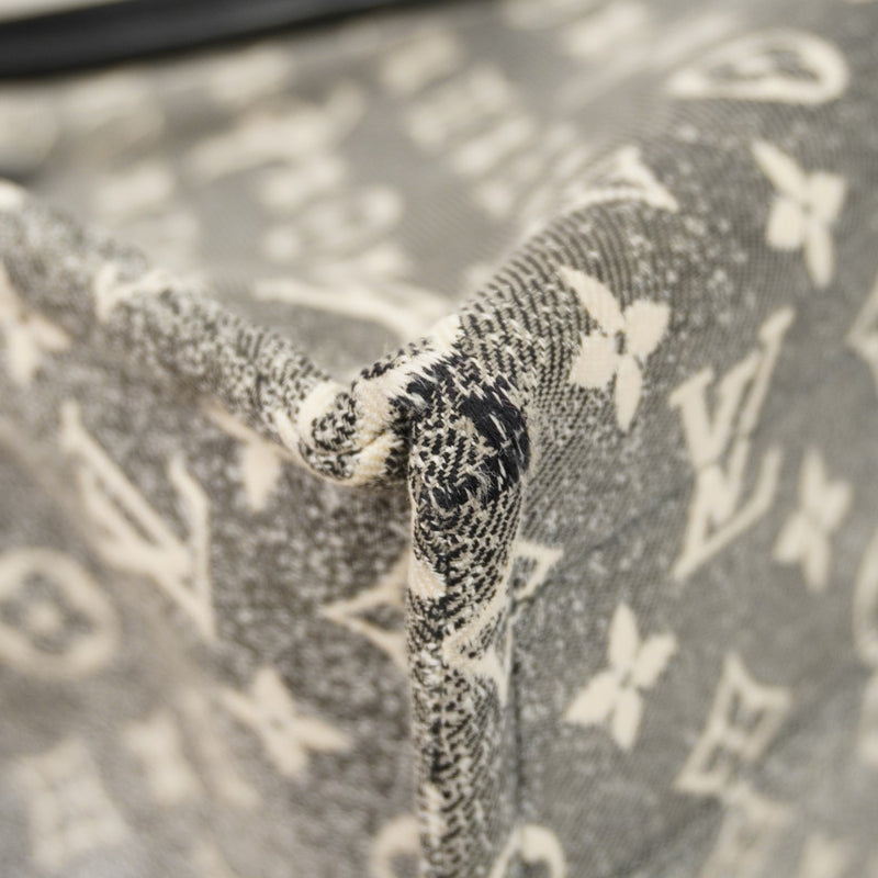 【6cb1843】ルイヴィトン トートバッグ モノグラム・ジャガードデニム オンザゴーMM M46448 グレー ブラック 2wayバッグ【中古】レディース