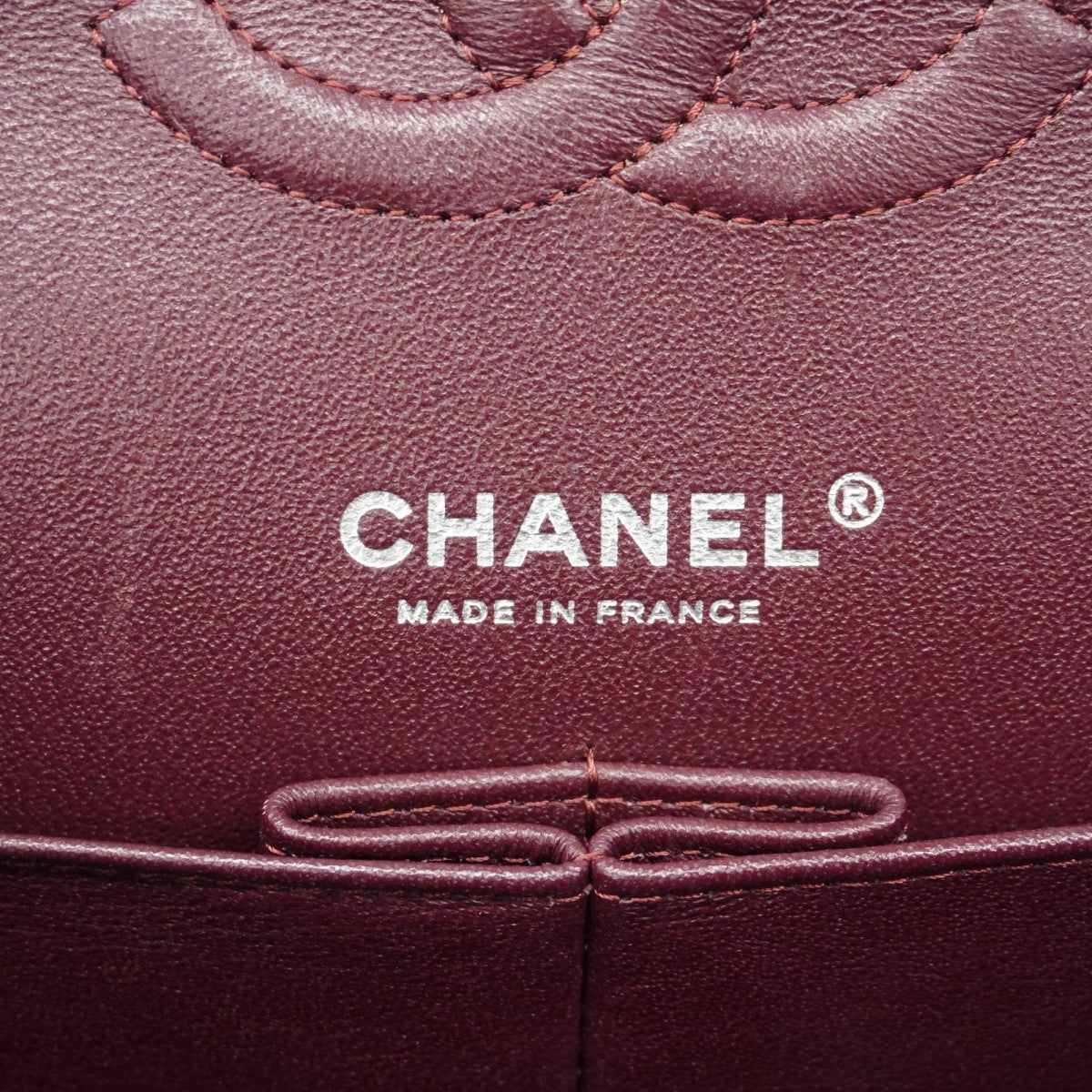 【6cb1847】シャネル ショルダーバッグ マトラッセ Wフラップ Wチェーン ラムスキン ブラック シルバー金具【中古】レディース