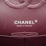 【6cb1847】シャネル ショルダーバッグ マトラッセ Wフラップ Wチェーン ラムスキン ブラック シルバー金具【中古】レディース