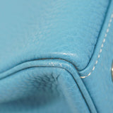 【6cb1850】エルメス ハンドバッグ ケリー35 トゴ ブルージーン シルバー金具 □I刻印 2wayバッグ【中古】レディース