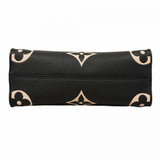 【6cb1866】ルイヴィトン ハンドバッグ モノグラム・アンプラント バイカラー オンザゴ―PM M45659 ブラック ベージュ【中古】レディース