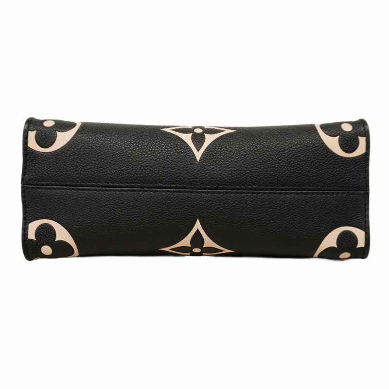 【6cb1866】ルイヴィトン ハンドバッグ モノグラム・アンプラント バイカラー オンザゴ―PM M45659 ブラック ベージュ【中古】レディース