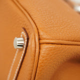 【6cb1869】エルメス ハンドバッグ バーキン30 トゴ ゴールド シルバー金具 □N刻印【中古】レディース