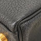 【6cb1907】エルメス ハンドバッグ ケリー28 トゴ ブラック ゴールド金具 □G刻印 2wayバッグ【中古】レディース