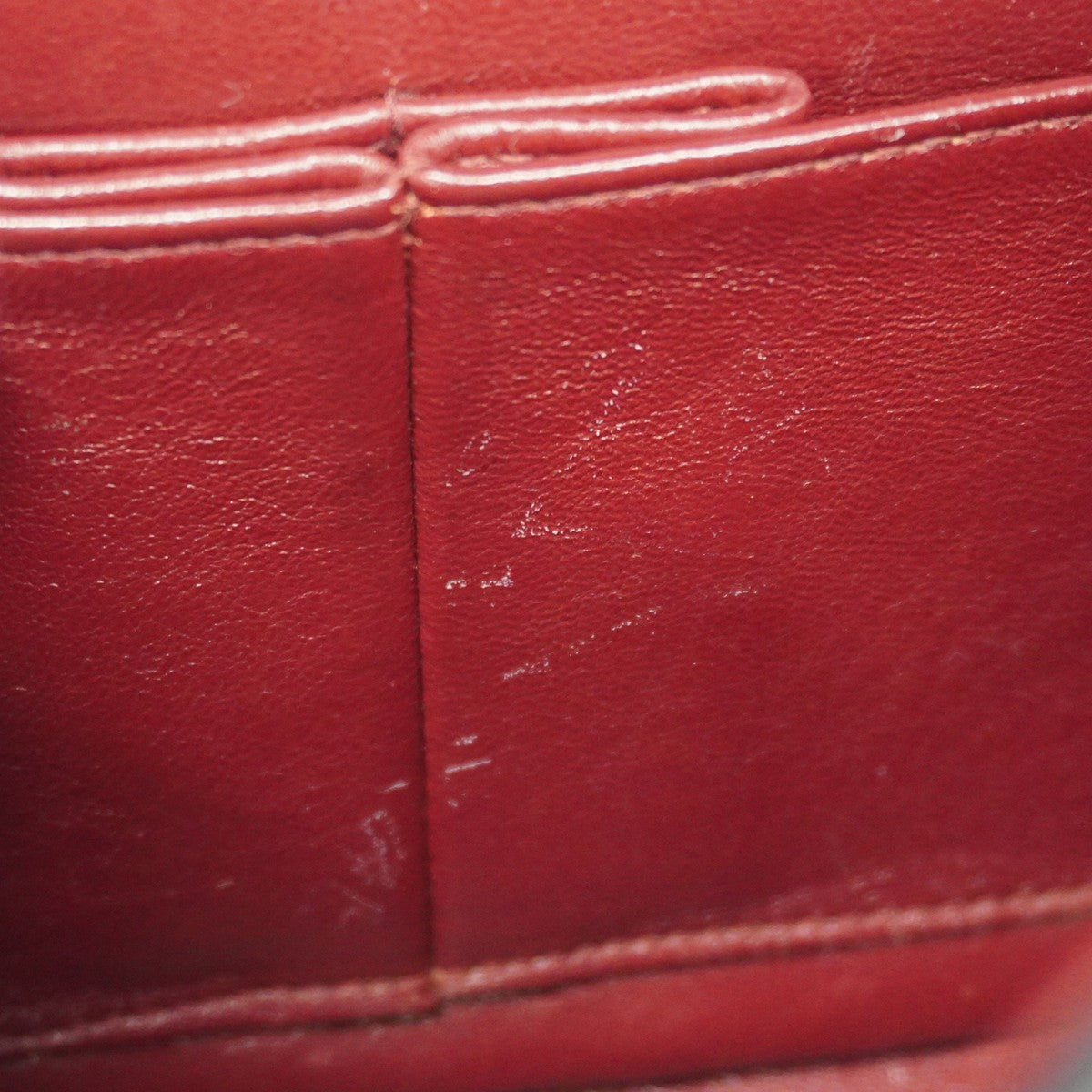 【6cb1924】シャネル ショルダーバッグ マトラッセ Wフラップ Wチェーン ラムスキン ブラック ゴールド金具【中古】レディース