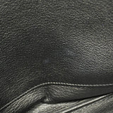 【6cb1927】エルメス ハンドバッグ バーキン35 トリヨンクレマンス ブラック シルバー金具 □M刻印【中古】レディース