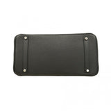 【6cb1927】エルメス ハンドバッグ バーキン35 トリヨンクレマンス ブラック シルバー金具 □M刻印【中古】レディース