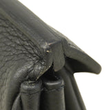 【6cb1927】エルメス ハンドバッグ バーキン35 トリヨンクレマンス ブラック シルバー金具 □M刻印【中古】レディース