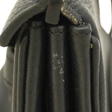 【6cb1927】エルメス ハンドバッグ バーキン35 トリヨンクレマンス ブラック シルバー金具 □M刻印【中古】レディース