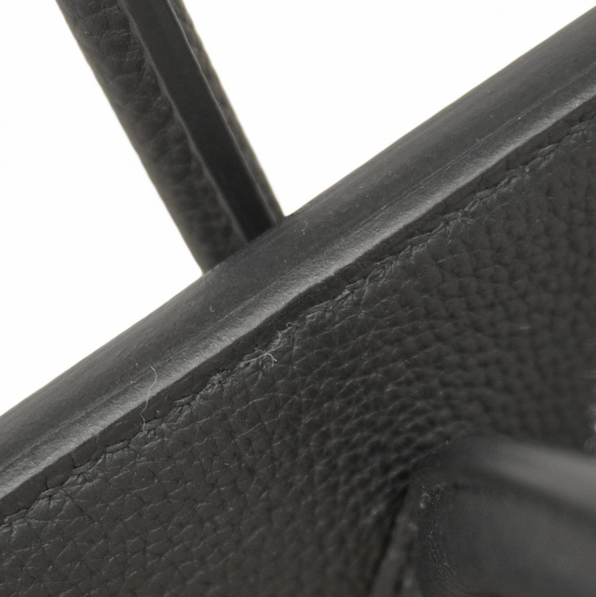 【6cb1967-g】エルメス ハンドバッグ バーキン30 トゴ ブラック シルバー金具 B刻印【中古】レディース