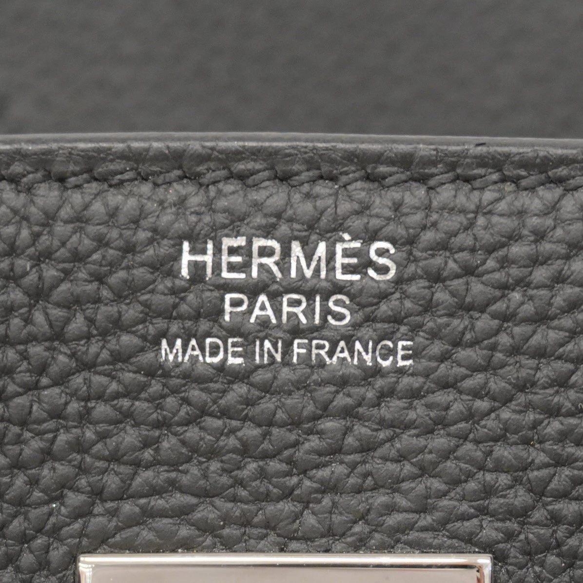 【6cb1967-g】エルメス ハンドバッグ バーキン30 トゴ ブラック シルバー金具 B刻印【中古】レディース