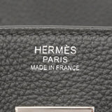 【6cb1967-g】エルメス ハンドバッグ バーキン30 トゴ ブラック シルバー金具 B刻印【中古】レディース