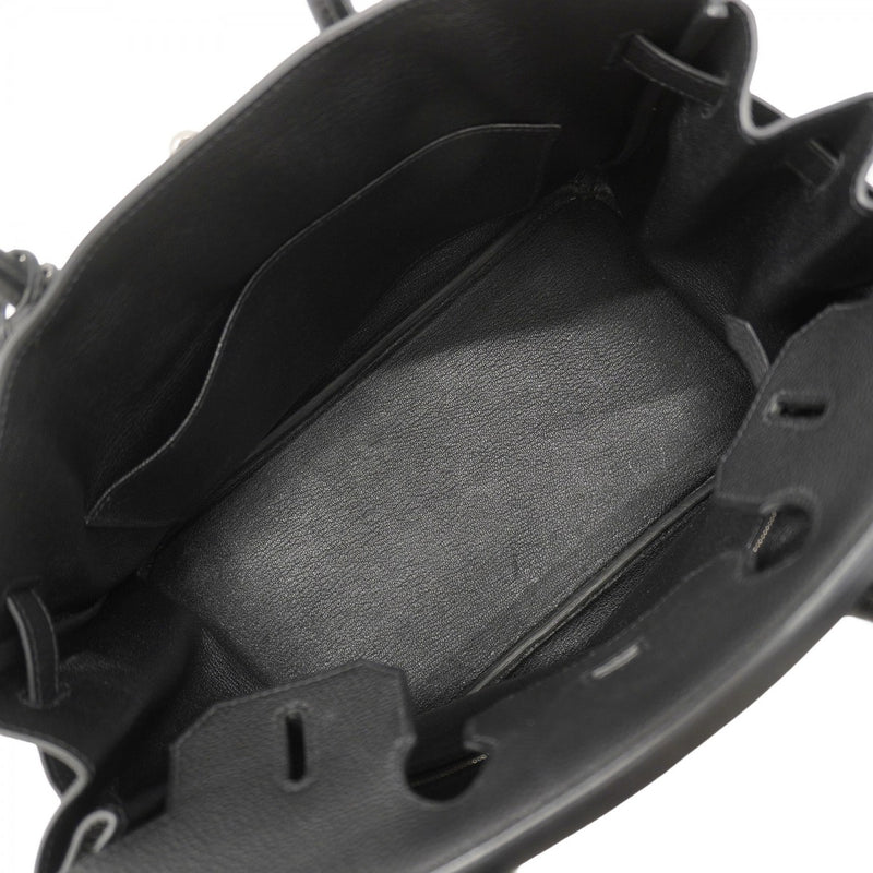 【6cb1967-g】エルメス ハンドバッグ バーキン30 トゴ ブラック シルバー金具 B刻印【中古】レディース