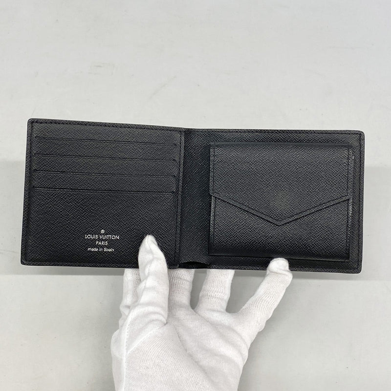 ★在庫処分★最終価格【6cb1973】ルイヴィトン 財布 ダミエ・グラフィット ポルトフォイユマルコ NM N63336  グレー ブラック【中古】メンズ