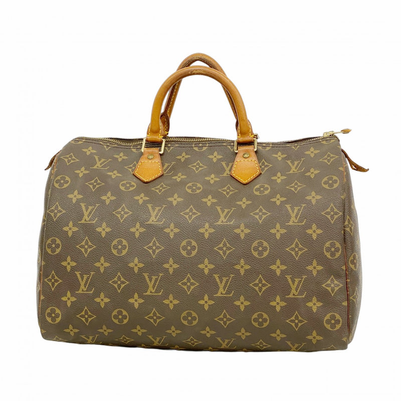 【6cb1987】ルイヴィトン ハンドバッグ モノグラム スピーディ35 M41107 ブラウン【中古】レディース
